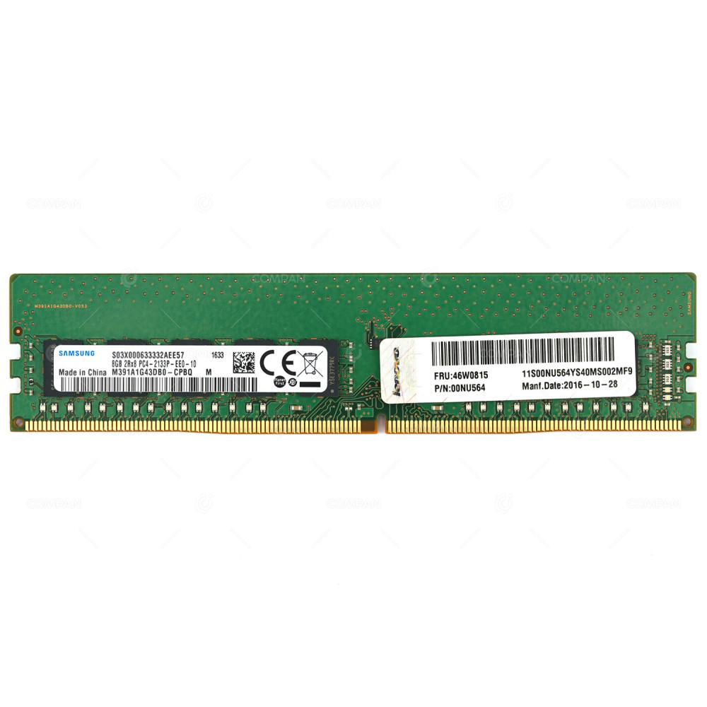 46W0815 IBM DDR4 8GB 2RX8 PC4-17000 2133MHZ EDIMM CL15